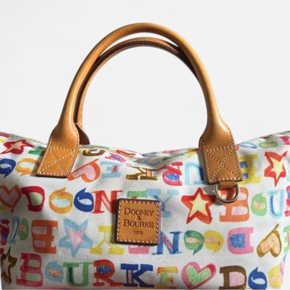 Dooney & Bourke Red and Pink Totes - Picture 1 of 4